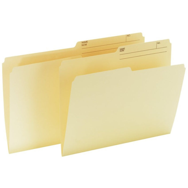 [Letter Size] Offix 1/2 Tab Cut Top Tab File Folder Letter size 8.5" x 11 - 100/box