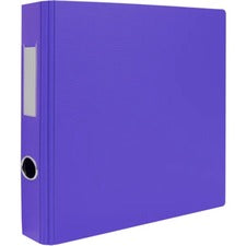 Geocan 2" Textured Heavy-duty Binder, Violet