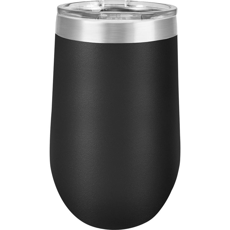 Derome Isotherm Cup - 473.18 mL - Black, Silver, Clear - Stainless Steel