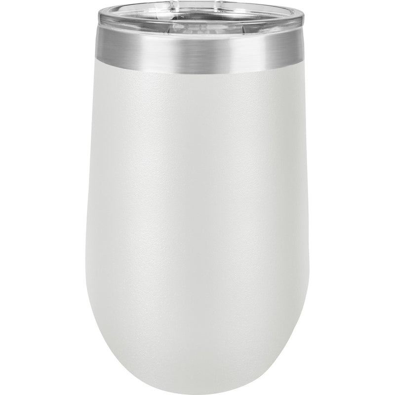 Derome Isotherm Cup - 473.18 mL - White, Silver, Clear - Stainless Steel