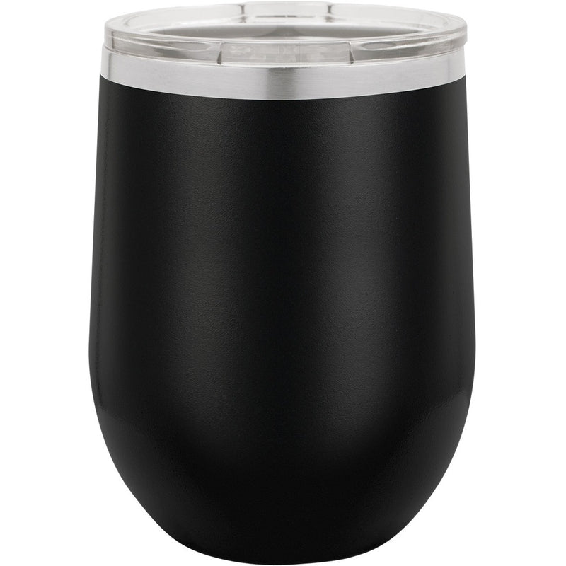 Derome Isotherm Cup - 354.88 mL - Black, Silver, Clear - Stainless Steel