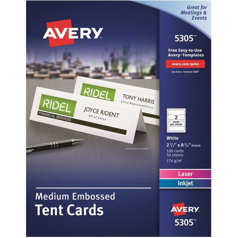 Avery&reg; Laser, Inkjet Tent Card