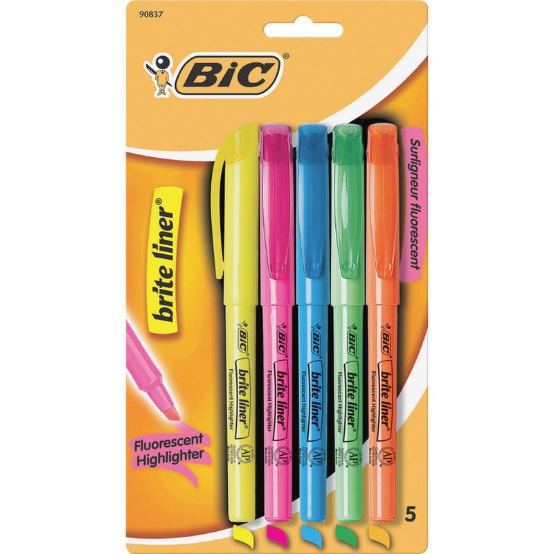 BIC Brite Liner Grip Highlighters