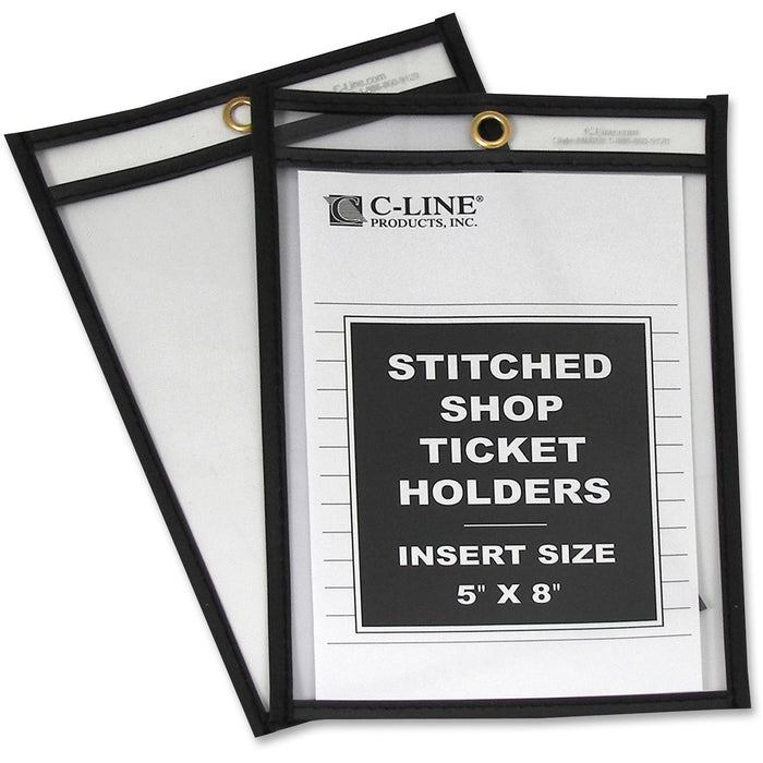 C-Line Stitched Vinyl Shop Ticket Holders