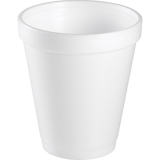 Dart Insulated Foam Cups - 236.59 mL - 25/pack - White - Foam - Soft Drink, Hot Drink, Cold Drink - The Supply Room