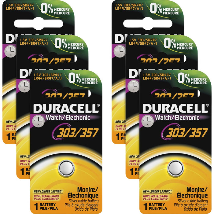 Duracell Button Cell Silver Oxide 1.5V Battery - D303/357