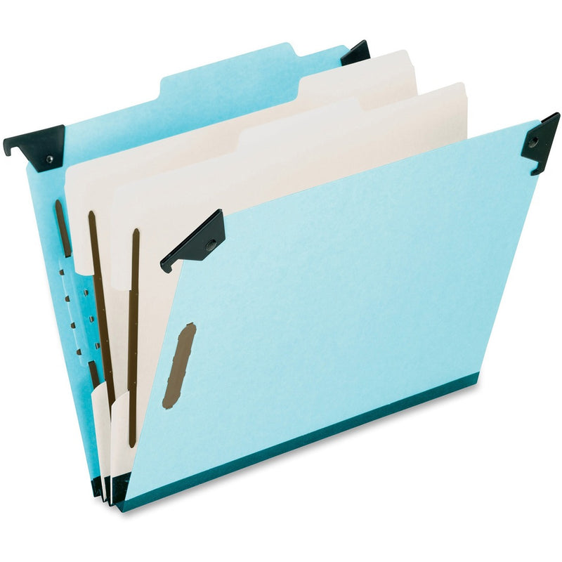 Pendaflex Blue Pressboard Hanging Classification Folder - The Supply Room