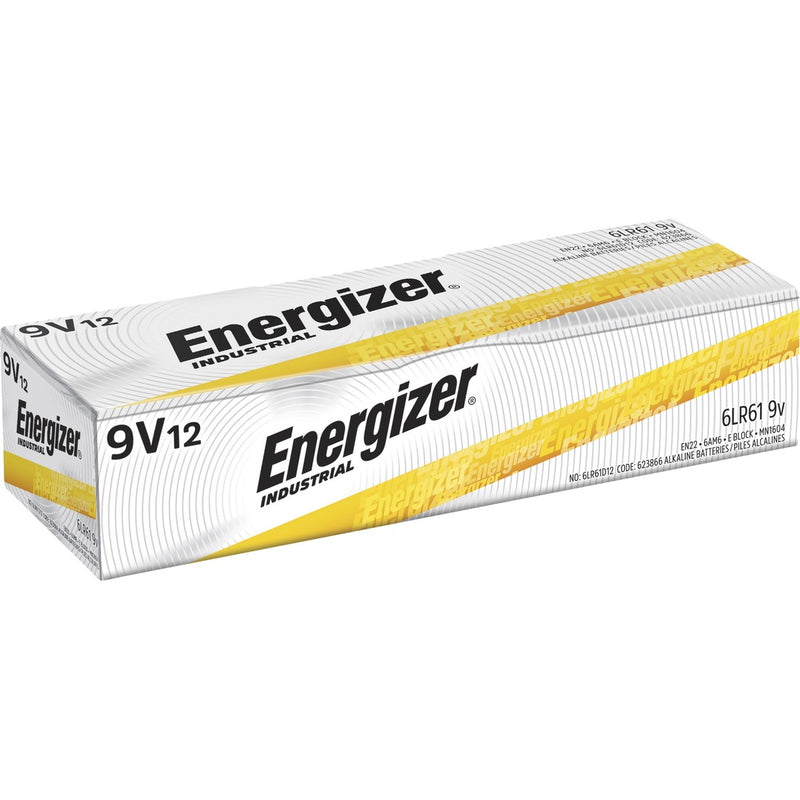 Energizer Industrial Alkaline 9V Batteries