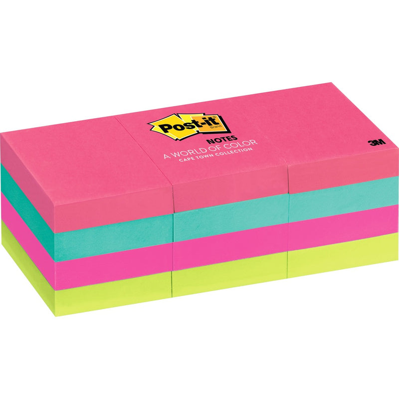 Post-it&reg; Notes Original Notepads - Cape Town Color Collection