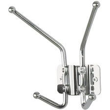 Safco 2-Hook Contemporary Steel Coat Hooks