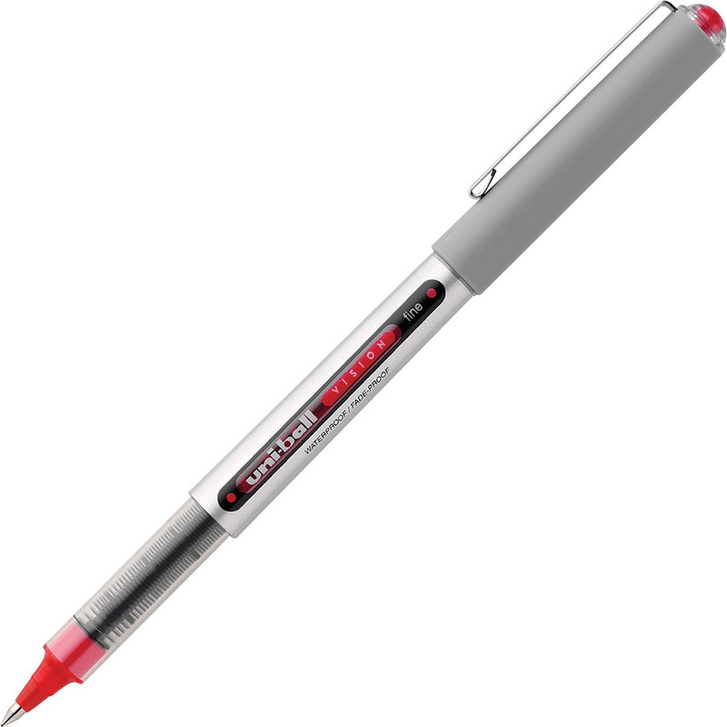 uni-ball Vision Rollerball Pens 0.7mm RED