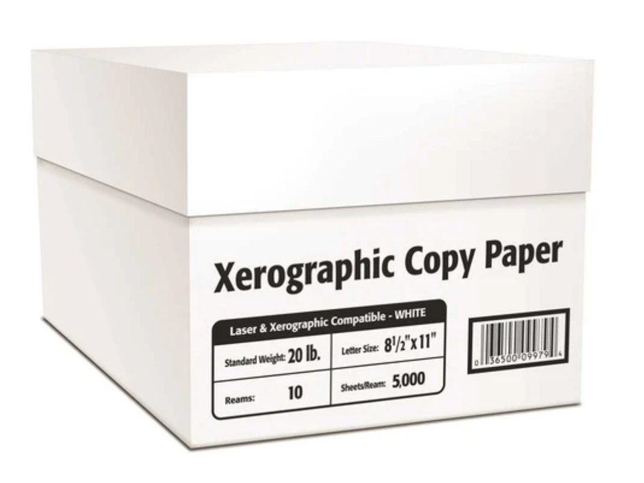 LETTER COPY [8.5X11" LETTER COPY] LETTER COPY Multi-Use Copy Paper Letter Size 8.5 x 11" 500/ream, 10reams/box