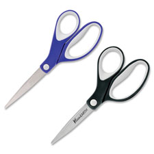 Scissors, Straight, 8", Softhandle, Blue - The Supply Room