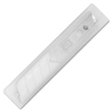 Utility Blades Refill, f/18030, 10/PK, Silver - The Supply Room
