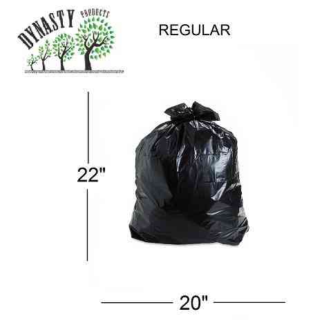 [Garbage Bags, Small-Mid] Garbage Bags, Can Liners SMALL-MEDIUM Bins Variety sizes, BLACK
