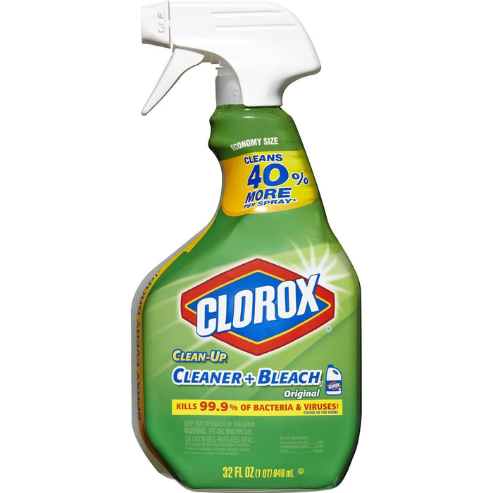 Clorox 01204 Cleaner Spray with Bleach, 32 Fluid-Ounce, 946-Milliliters