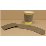 Coffee Sleeves for 10-20oz cup sizes, Plain Kraft, 1000pcs