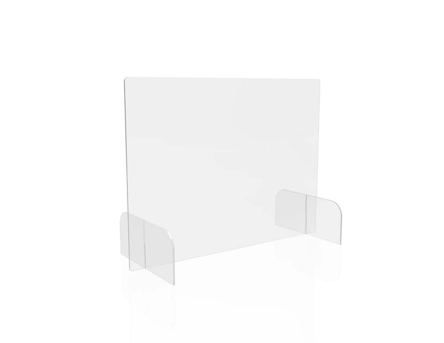 Countertop Safety Barrier Full Shield with Feet (2 units/pack)