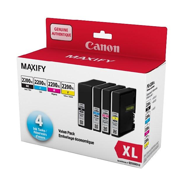 9255B010 Canon PGI-2200XL BK CMY - The Supply Room