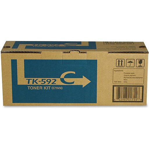 TK592C KYOCERA CYAN TONER FOR FSC2026MFP / FSC2126MFP 5K - The Supply Room