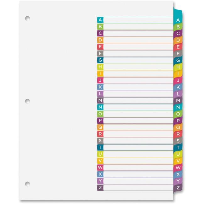 11844 READY INDEX ARCHED TABS LASER/INKJET CONTEMPORARY A-Z