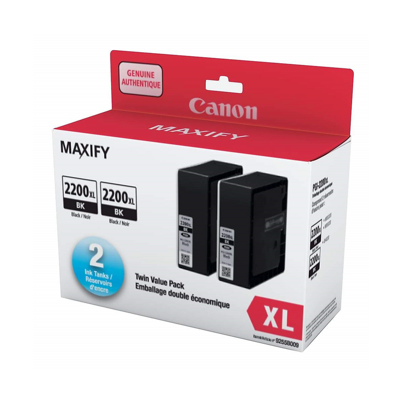 9255B009 Canon PGI-2200XL BK Twin - The Supply Room