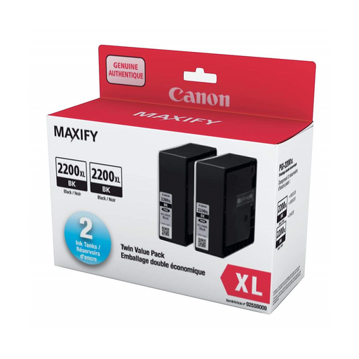 9255B009 Canon PGI-2200XL BK Twin - The Supply Room