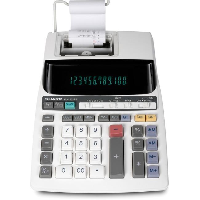 Sharp EL2201RII 2-colour Printing Calculator (SHREL2201RII)