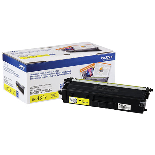 TN433Y YELLOW 4K TONER FOR HLL9310CDW/MFCL9570CDW/MFCL8610CD