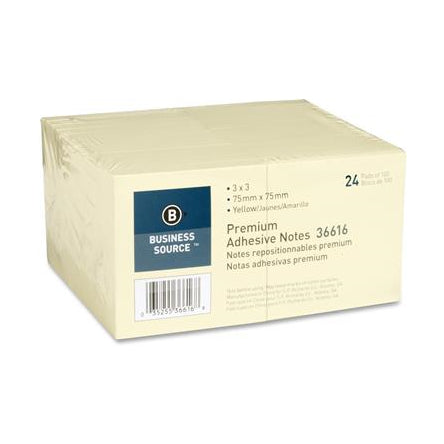 ADHESIVE NOTES RULED 4" X 6" YELLOW SELFADHESIVE 12/PK