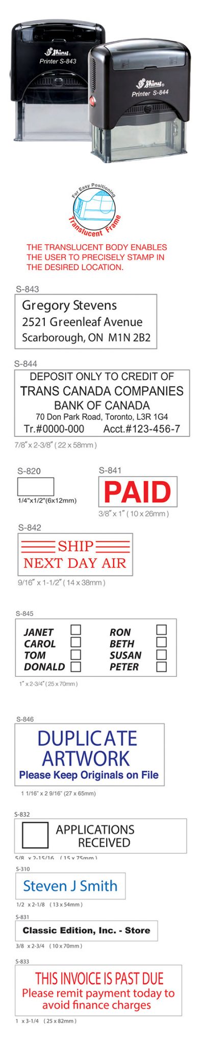 Customize your own Stamps