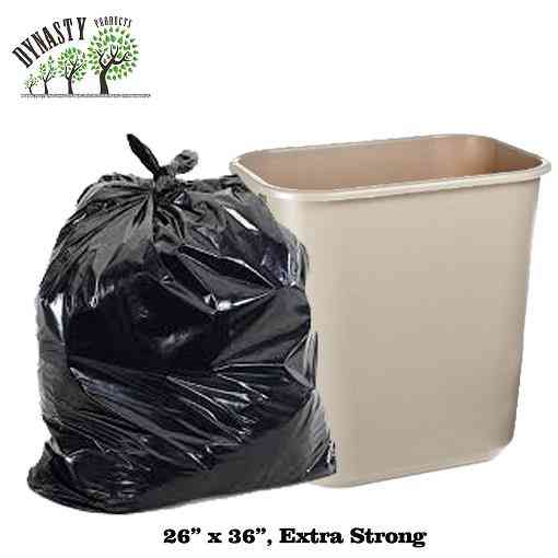 [Garbage Bags, Small-Mid] Garbage Bags, Can Liners SMALL-MEDIUM Bins Variety sizes, BLACK